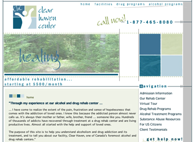Clear Haven Center Website